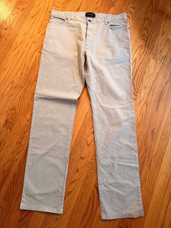 Ermenegildo Zegna Other - Ermenegildo Zegna Men's Grey Cotton Blend 5 Pocket Chino Pants Size 38 x 34